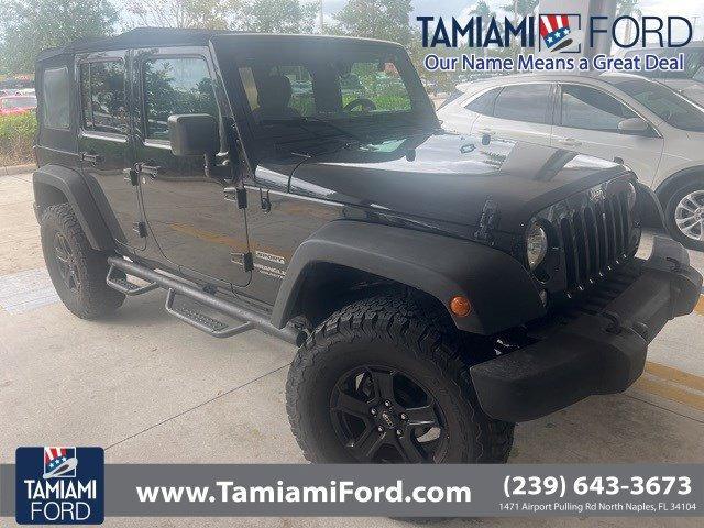 used 2016 Jeep Wrangler Unlimited car, priced at $21,299