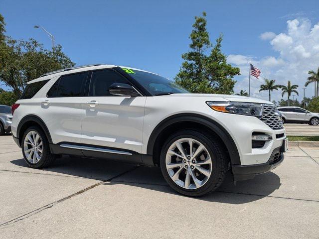 used 2021 Ford Explorer car, priced at $35,390