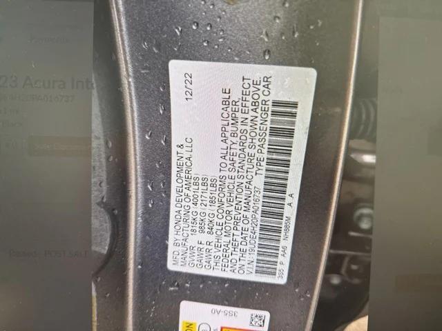 used 2023 Acura Integra car, priced at $26,720