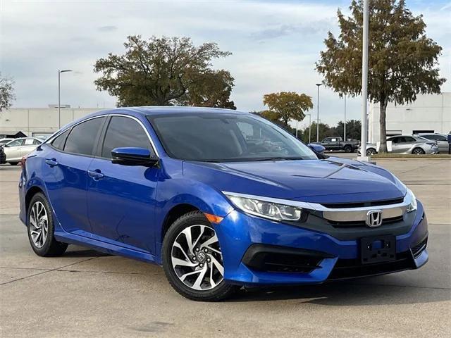 used 2018 Honda Civic car, priced at $18,695