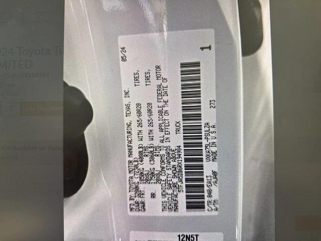 used 2024 Toyota Tundra car, priced at $50,950