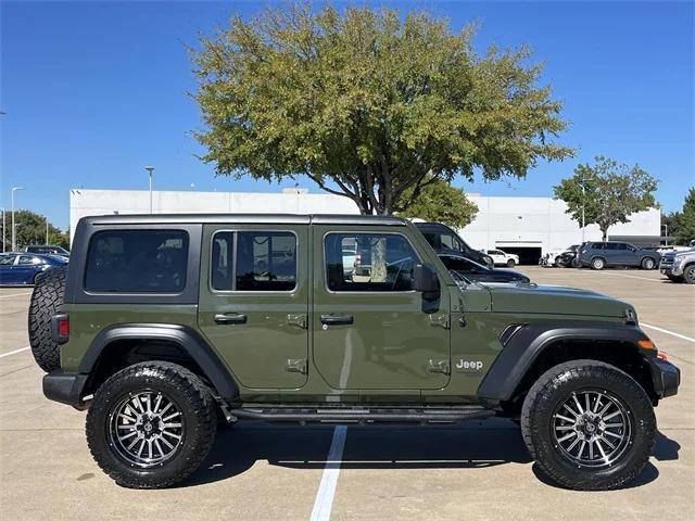 used 2021 Jeep Wrangler Unlimited car, priced at $23,649