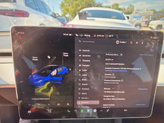 used 2023 Tesla Model 3 car, priced at $26,826