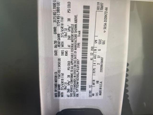 used 2020 Ford F-150 car, priced at $28,650