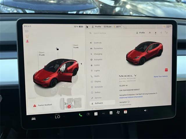 used 2022 Tesla Model Y car, priced at $27,996