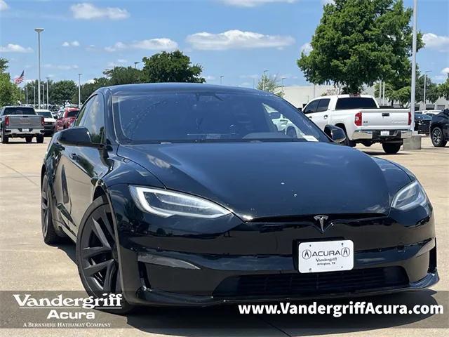 used 2021 Tesla Model S car, priced at $54,596