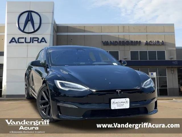 used 2021 Tesla Model S car, priced at $54,596