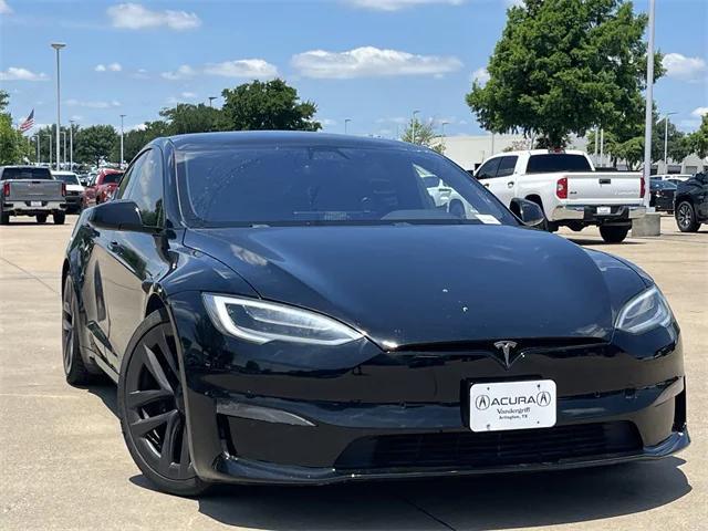 used 2021 Tesla Model S car, priced at $54,596