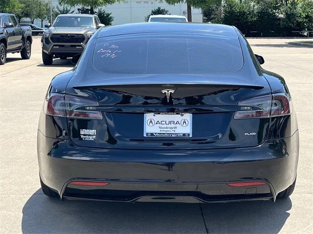 used 2021 Tesla Model S car, priced at $54,596
