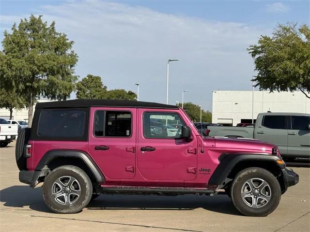 used 2022 Jeep Wrangler Unlimited car, priced at $27,458