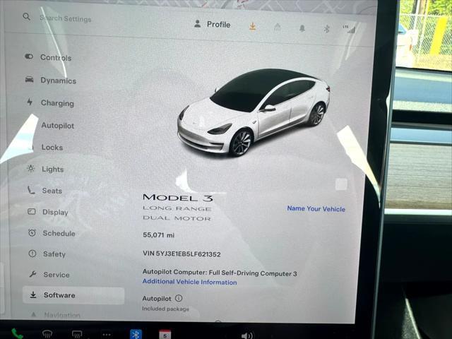 used 2020 Tesla Model 3 car, priced at $23,500