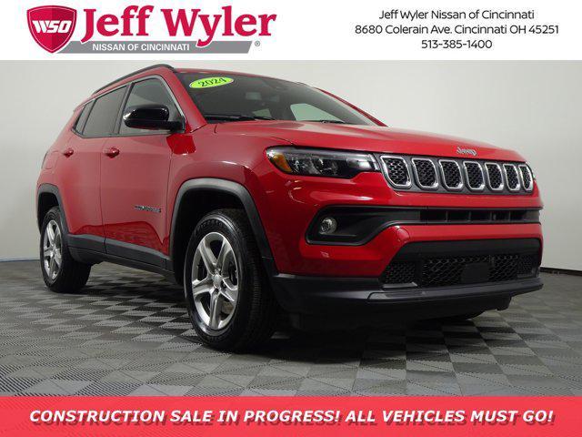 used 2024 Jeep Compass car, priced at $25,403