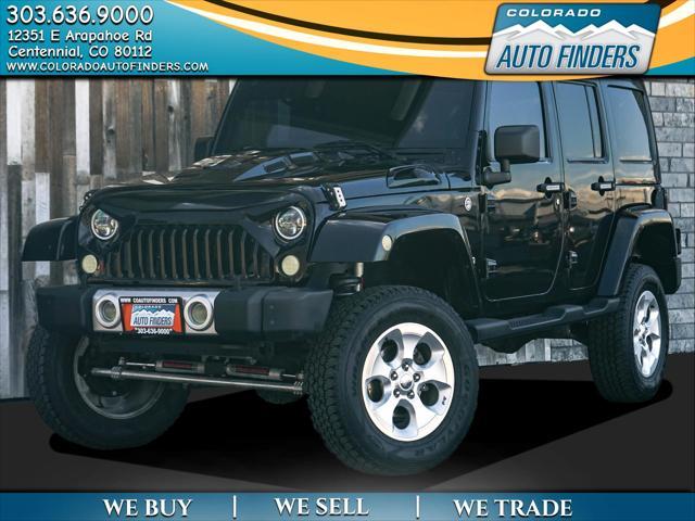 used 2013 Jeep Wrangler Unlimited car, priced at $15,998