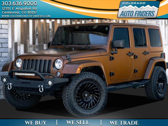 used 2015 Jeep Wrangler Unlimited car, priced at $21,990