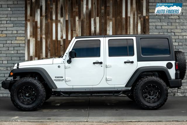 used 2015 Jeep Wrangler Unlimited car, priced at $16,990