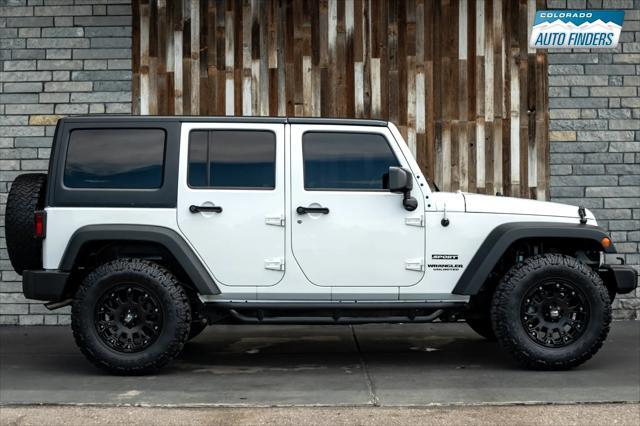 used 2015 Jeep Wrangler Unlimited car, priced at $16,990
