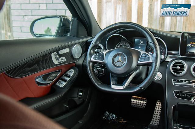 used 2015 Mercedes-Benz C-Class car, priced at $20,998