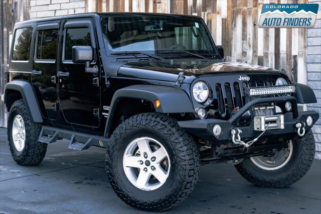 used 2016 Jeep Wrangler Unlimited car, priced at $22,642