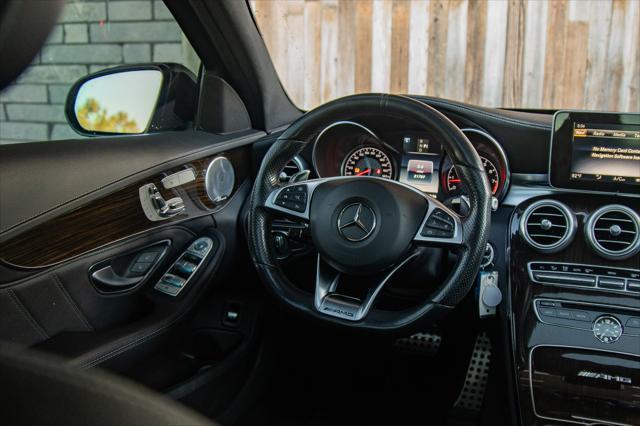 used 2018 Mercedes-Benz AMG C 63 car, priced at $34,800