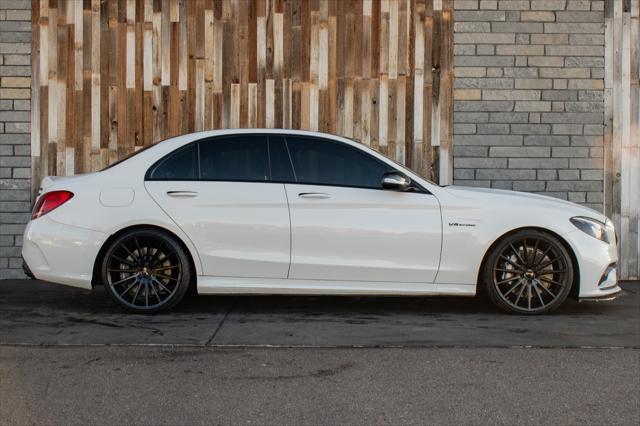 used 2018 Mercedes-Benz AMG C 63 car, priced at $34,800