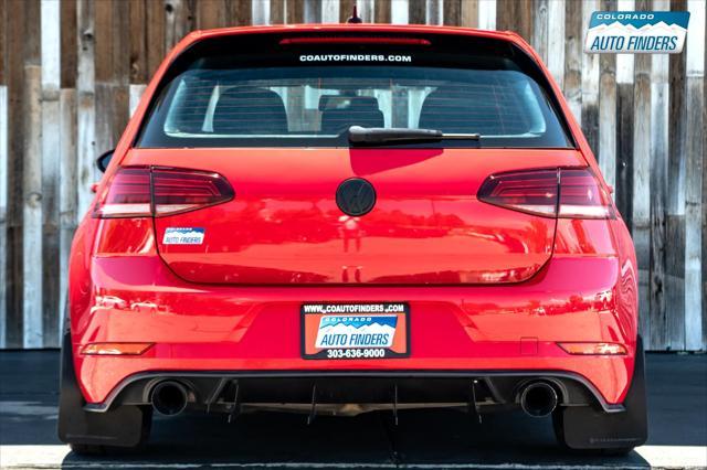 used 2018 Volkswagen Golf GTI car, priced at $19,990