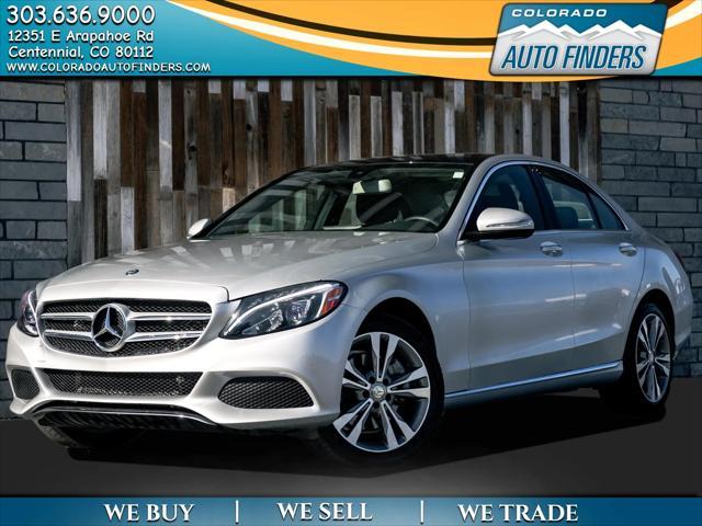 used 2015 Mercedes-Benz C-Class car, priced at $23,998