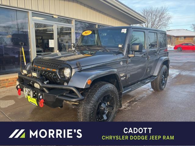 used 2017 Jeep Wrangler Unlimited car, priced at $22,993