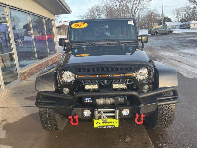 used 2017 Jeep Wrangler Unlimited car, priced at $22,993