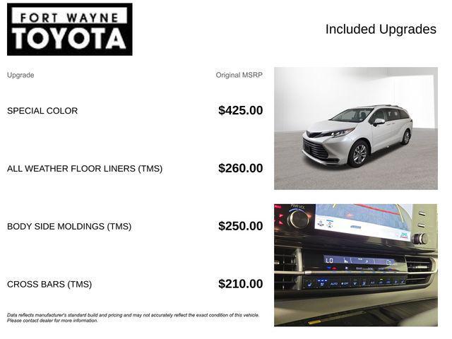 used 2023 Toyota Sienna car, priced at $50,329