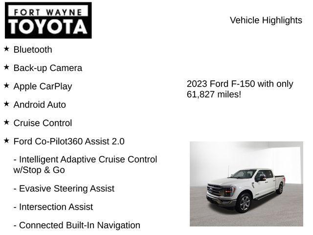 used 2023 Ford F-150 car, priced at $41,687