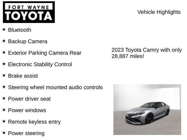 used 2023 Toyota Camry car, priced at $34,374