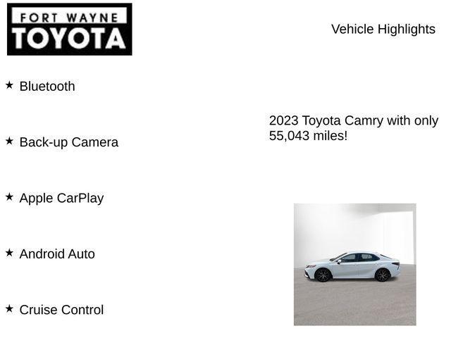 used 2023 Toyota Camry car, priced at $23,150