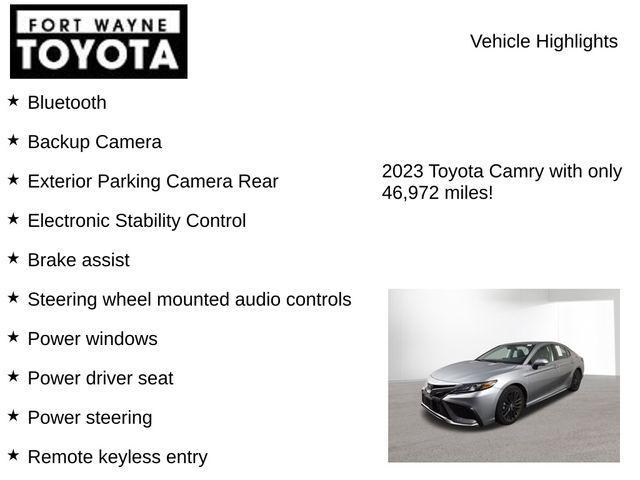used 2023 Toyota Camry car, priced at $26,456