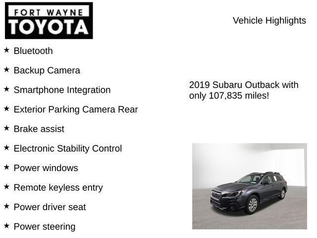 used 2019 Subaru Outback car, priced at $15,939