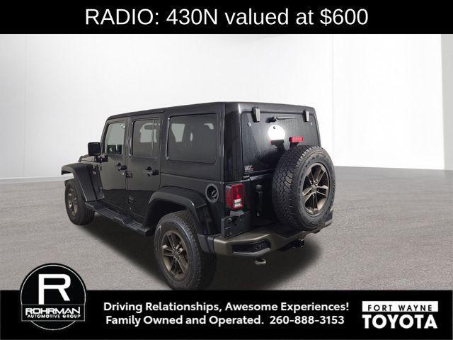 used 2017 Jeep Wrangler Unlimited car, priced at $22,237
