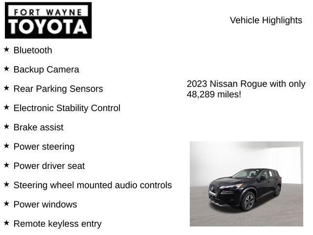 used 2023 Nissan Rogue car, priced at $22,800