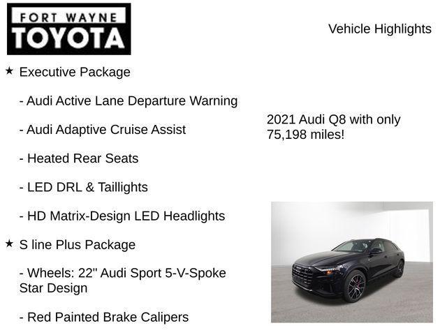 used 2021 Audi Q8 car, priced at $37,507