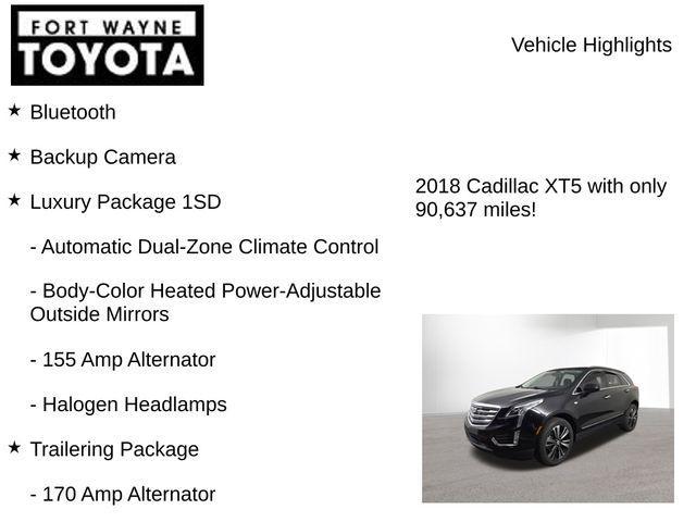 used 2018 Cadillac XT5 car, priced at $18,991