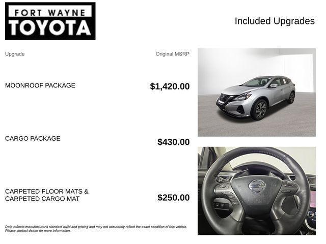 used 2020 Nissan Murano car, priced at $21,063