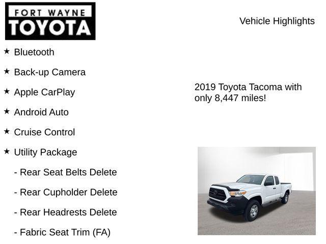 used 2019 Toyota Tacoma car, priced at $25,917
