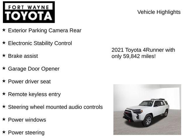 used 2021 Toyota 4Runner car, priced at $35,863