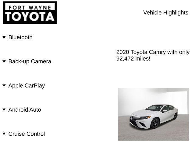 used 2020 Toyota Camry car, priced at $18,474