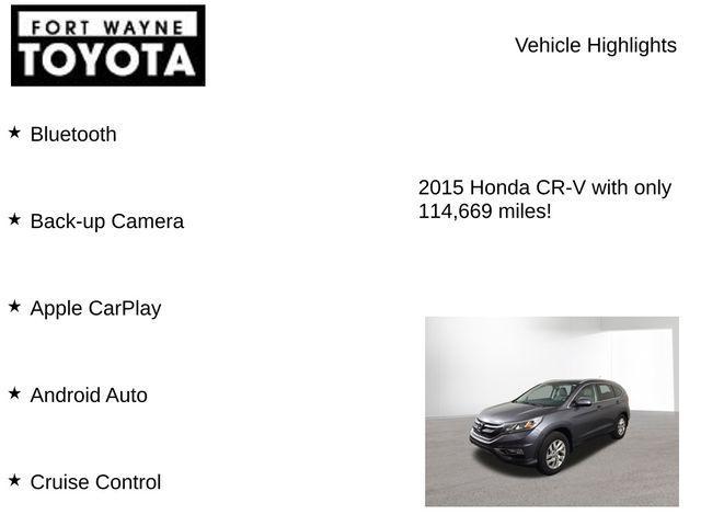 used 2015 Honda CR-V car, priced at $14,981