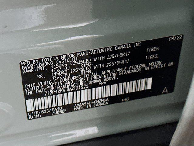 used 2022 Toyota RAV4 car, priced at $30,447