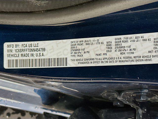 used 2022 Ram 1500 car, priced at $37,747