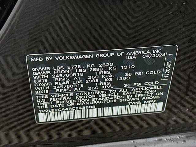 used 2024 Volkswagen Atlas Cross Sport car, priced at $29,847
