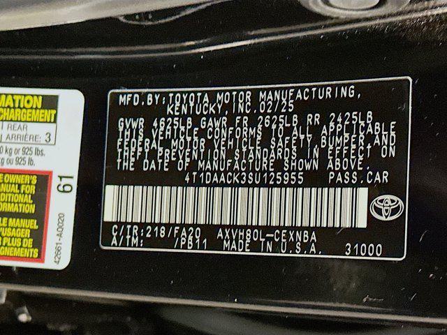 used 2025 Toyota Camry car, priced at $27,497