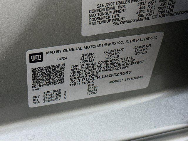 used 2024 GMC Sierra 1500 car, priced at $43,897
