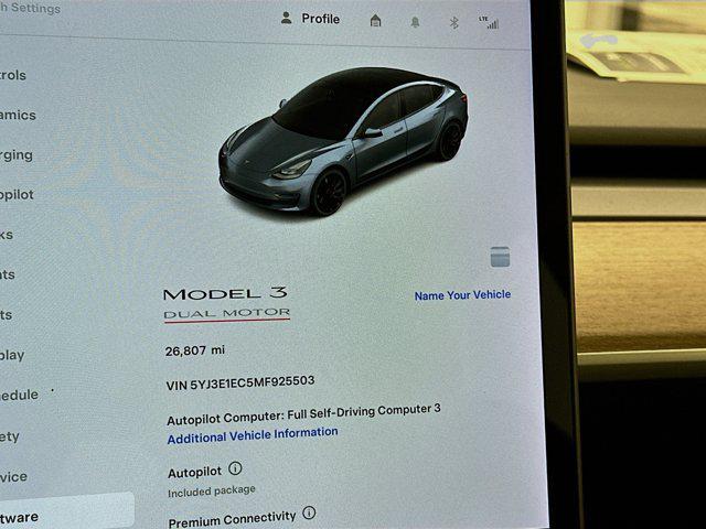 used 2021 Tesla Model 3 car, priced at $27,779