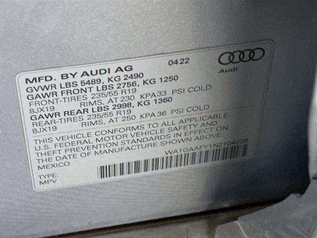 used 2022 Audi Q5 car, priced at $26,109